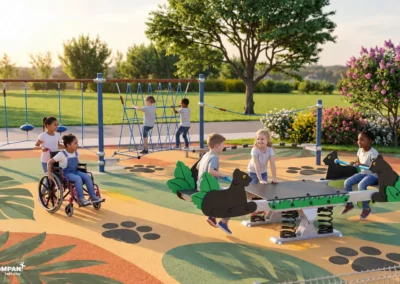 Home 16 Cubhouse Childcare Playground Rendering