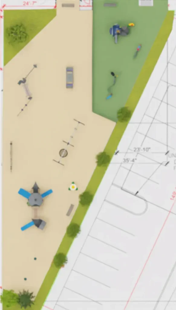 Cubhouse Childcare Playground Overhead