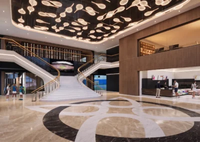 Home 12 Panther Athletica Lobby View Rendering