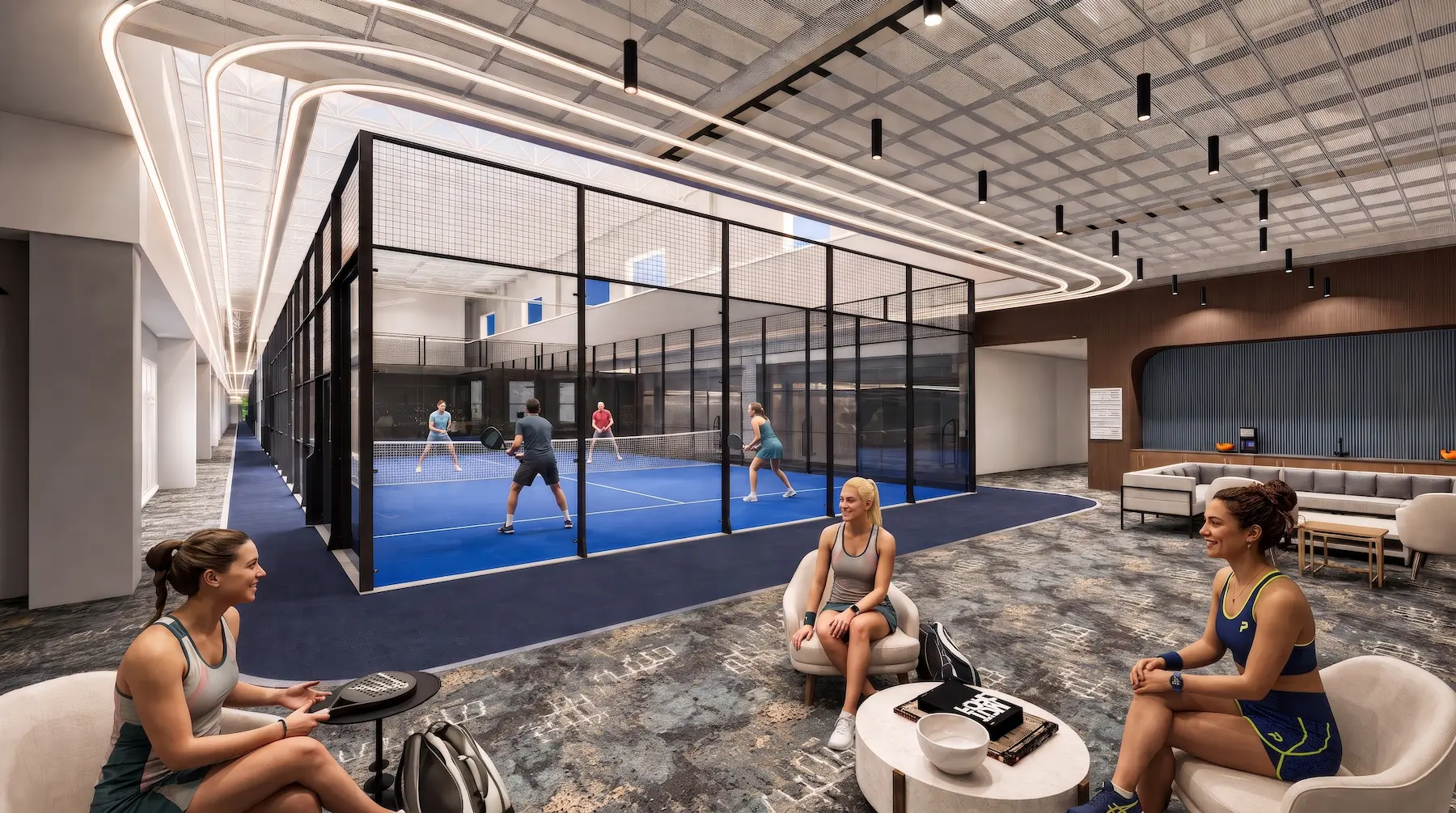 Panther Athletica Padel Couts Rendering Panther Athletica Padel Couts Rendering
