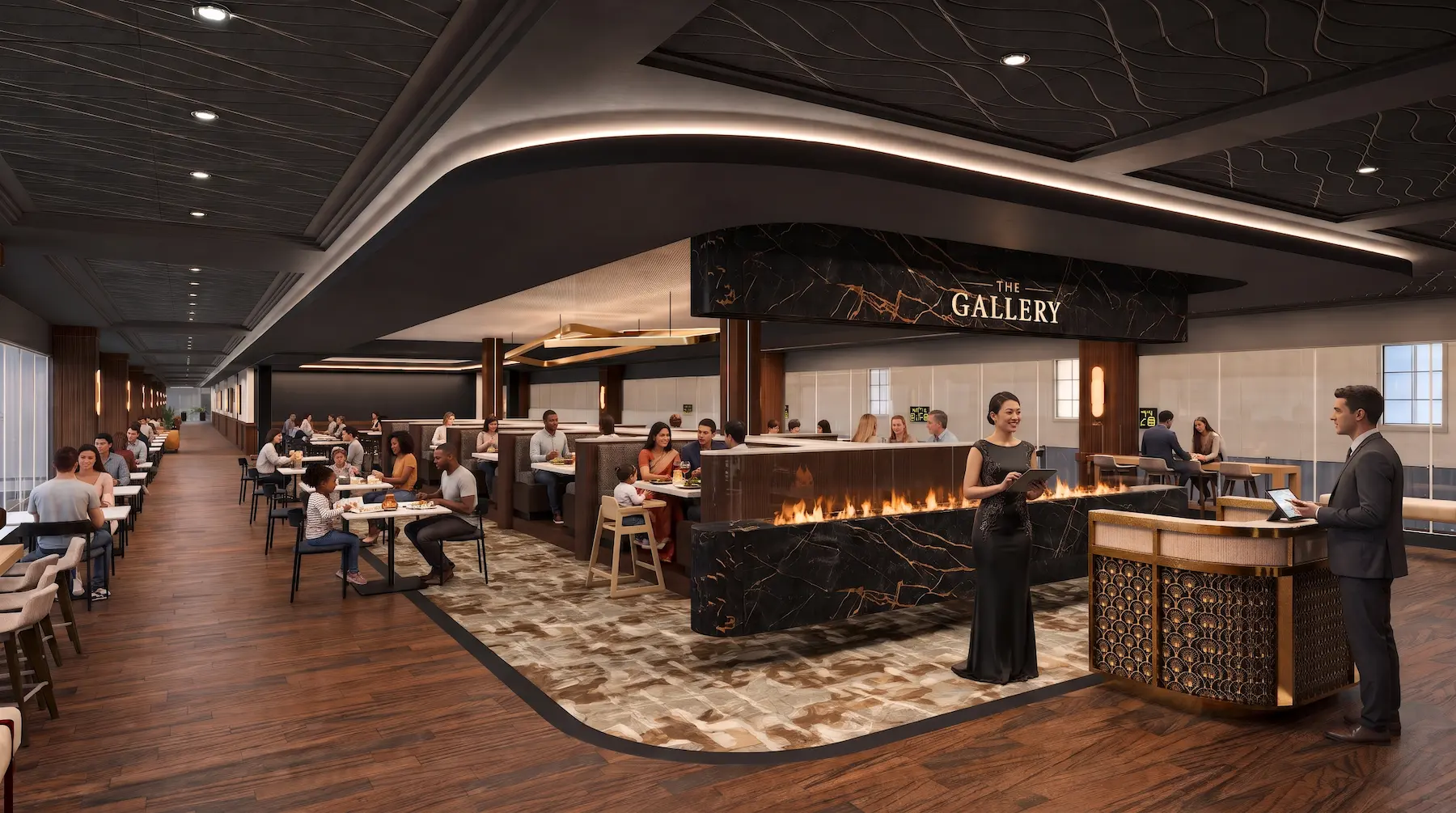 Panther Athletica Restaurant Rendering Panther Athletica Restaurant Rendering